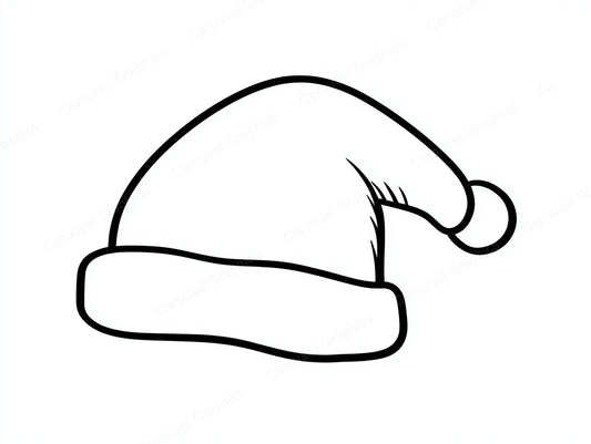 Santa Hat Vector Graphic preview
