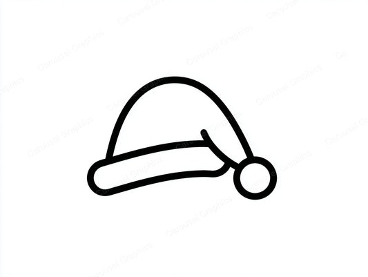 Santa Hat Vector Graphic preview