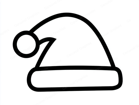 Santa Hat Vector Graphic preview