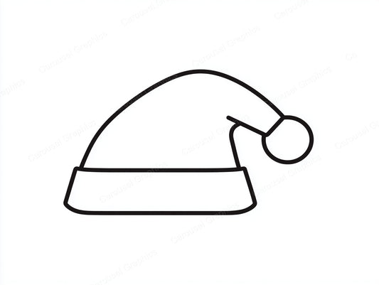 Santa Hat Vector Graphic preview