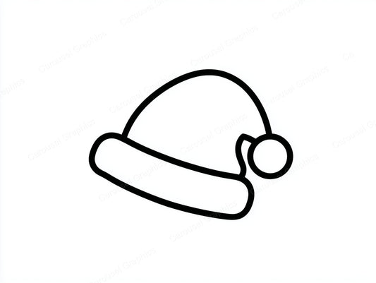 Santa Hat Vector Graphic preview