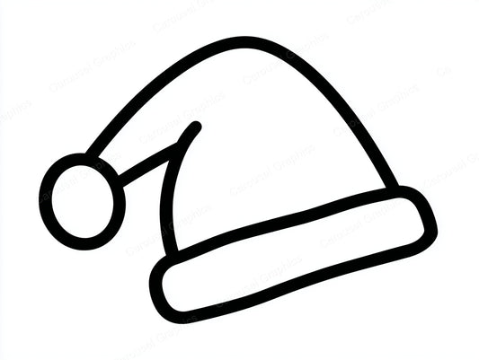 Santa Hat Vector Graphic preview