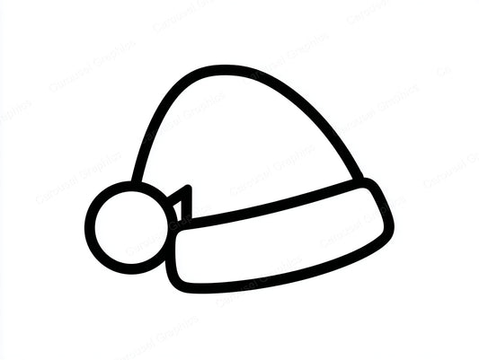 Santa Hat Vector Graphic preview