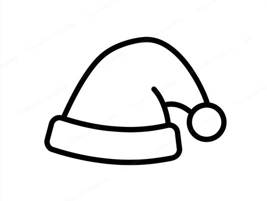 Santa Hat Vector Graphic preview