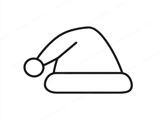 Santa Hat Vector Graphic preview