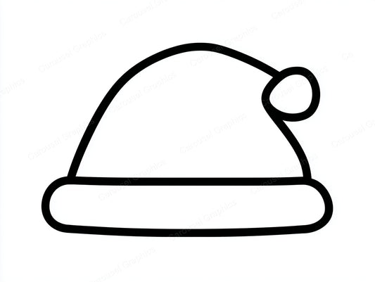 Santa Hat Vector Graphic preview