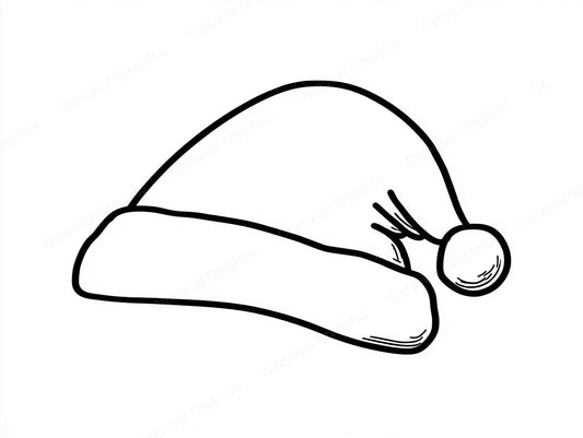 Santa Hat Vector Graphic preview