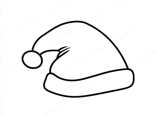 Santa Hat Vector Graphic preview