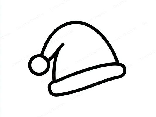 Santa Hat Vector Graphic preview