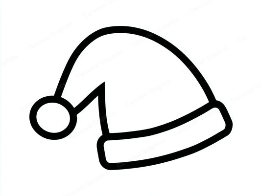 Santa Hat Vector Graphic preview