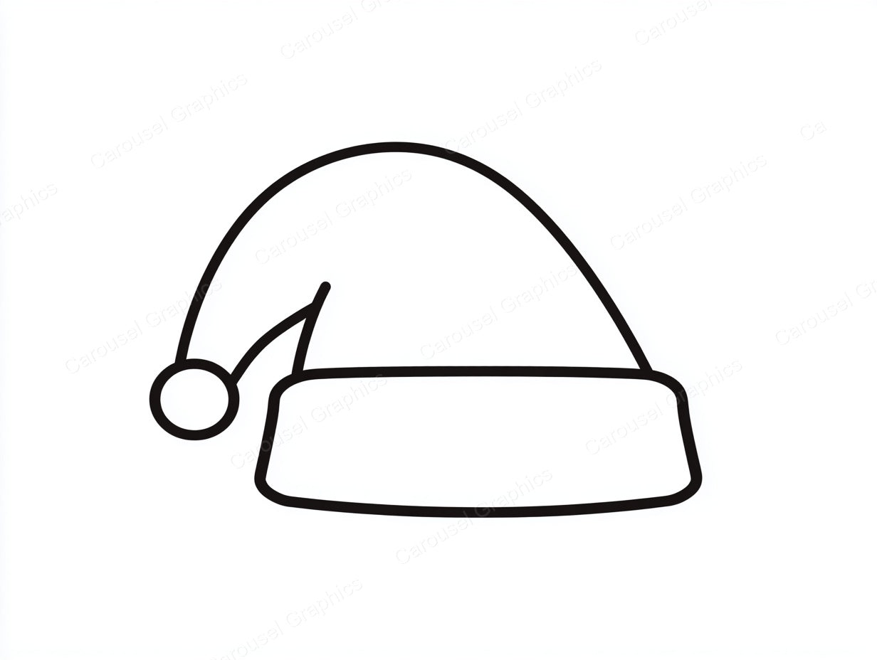 Santa Hat Vector Graphic preview