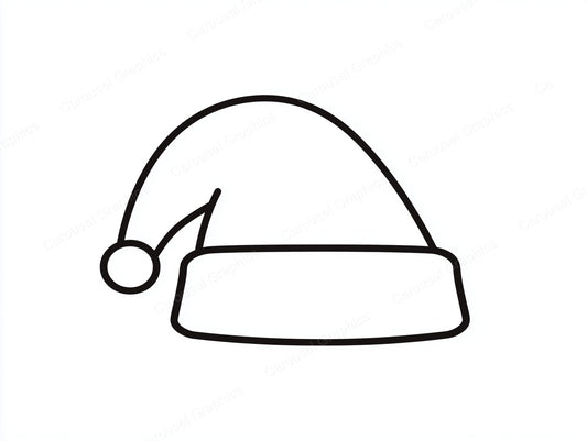 Santa Hat Vector Graphic preview