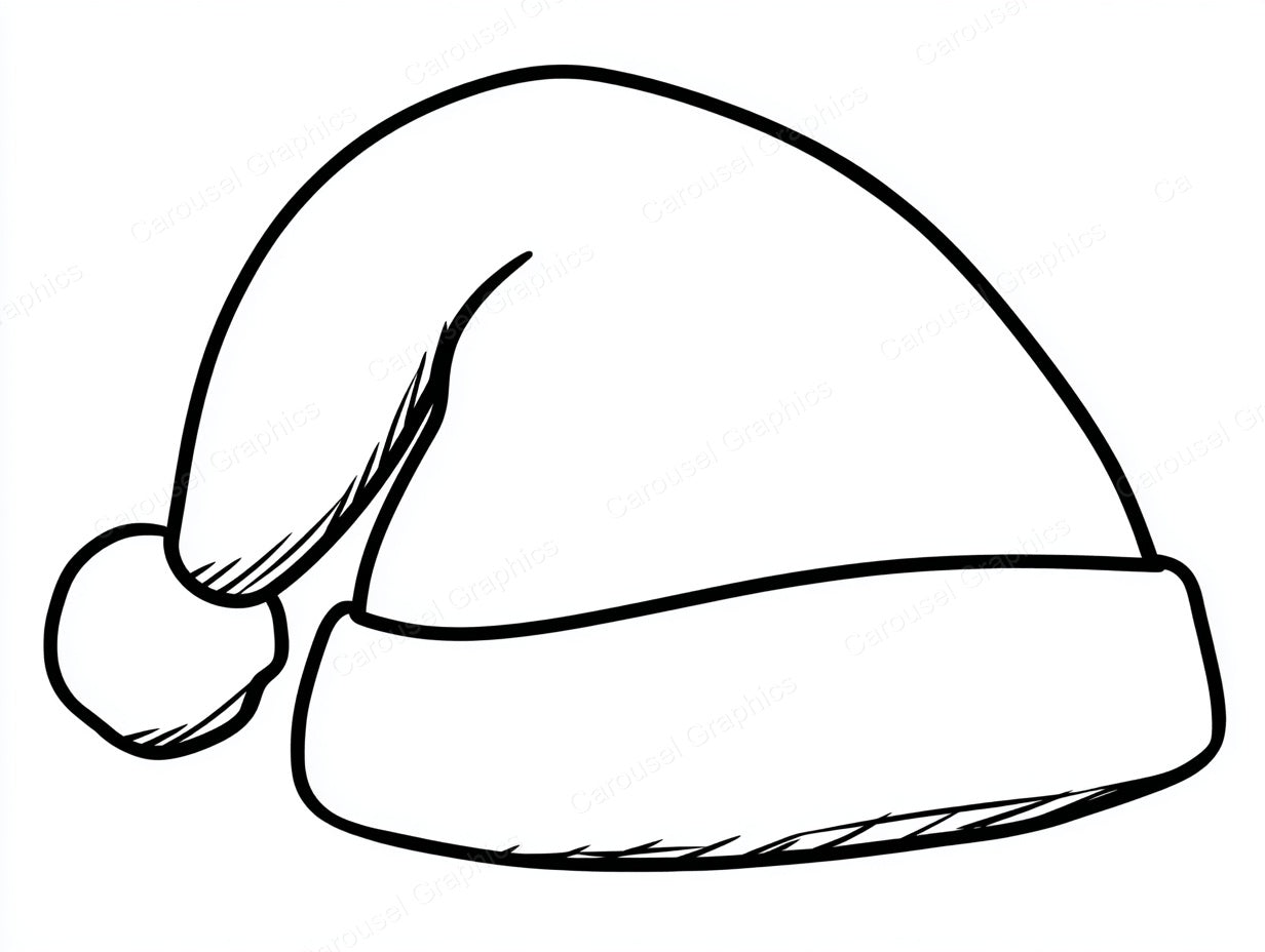 Santa Hat Vector Graphic preview