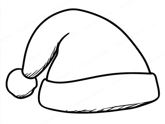 Santa Hat Vector Graphic preview