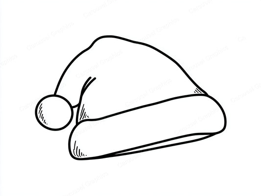 Santa Hat Vector Graphic preview