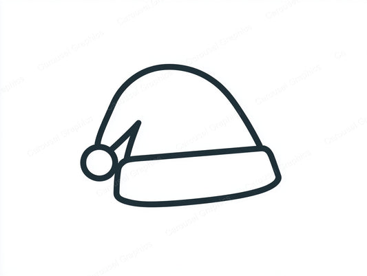 Santa Hat Vector Graphic preview