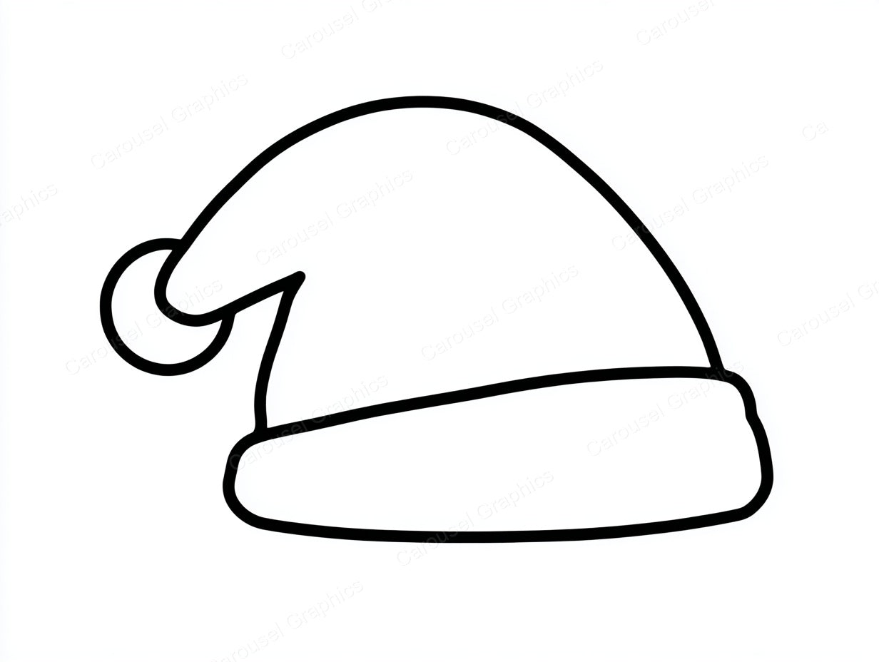Santa Hat Vector Graphic preview