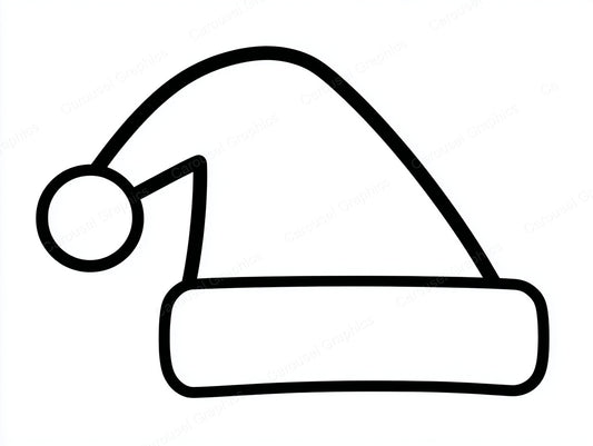 Santa Hat Vector Graphic preview