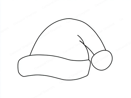 Santa Hat Vector Graphic preview