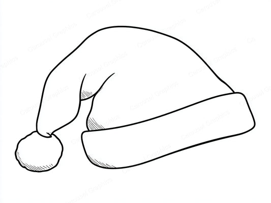 Santa Hat Vector Graphic preview