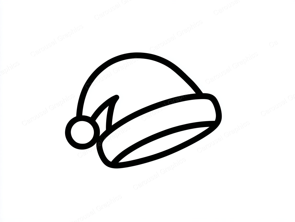 Santa Hat Vector Graphic preview