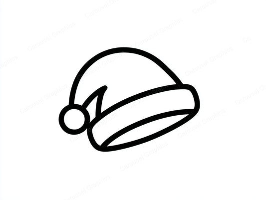 Santa Hat Vector Graphic preview