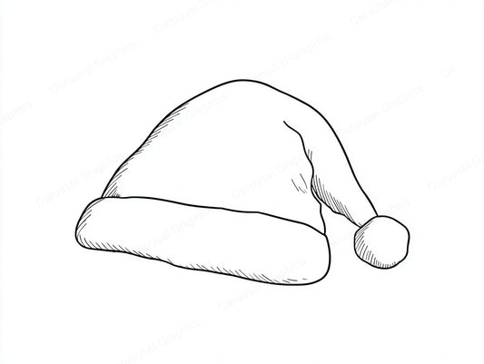 Santa Hat Vector Graphic preview