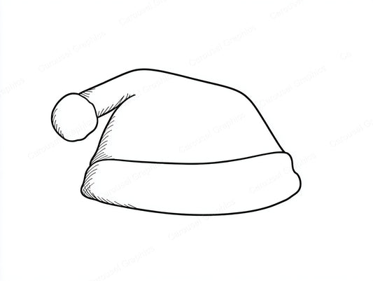 Santa Hat Vector Graphic preview