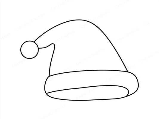 Santa Hat Vector Graphic preview