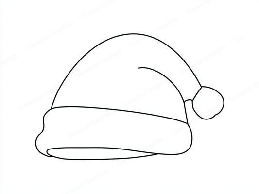 Santa Hat Vector Graphic preview