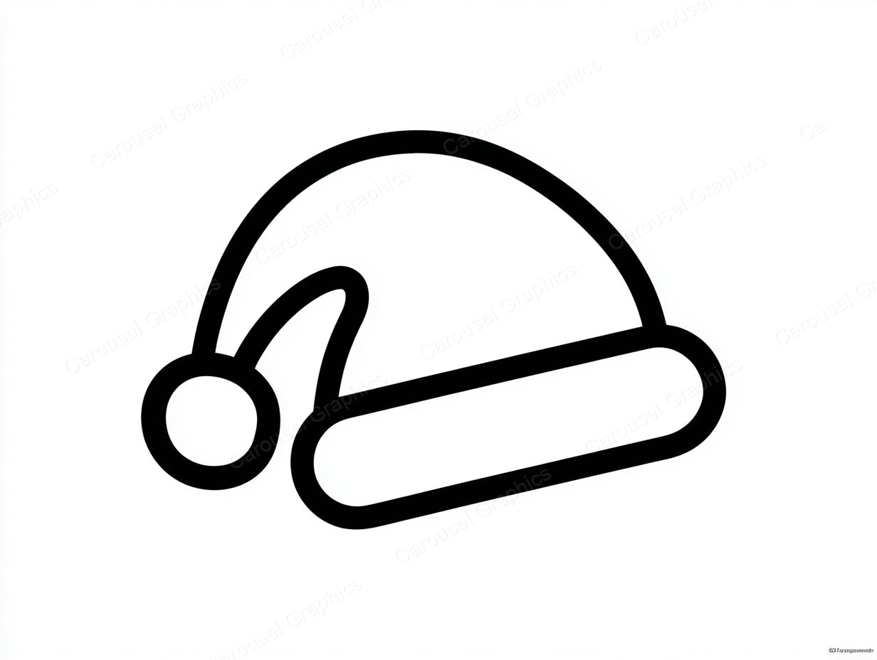 Santa Hat Vector Graphic preview