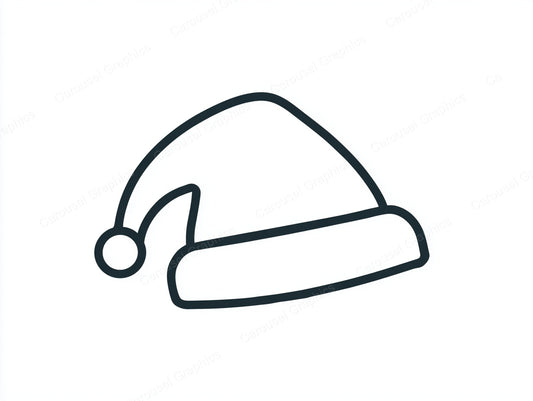 Santa Hat Vector Graphic preview