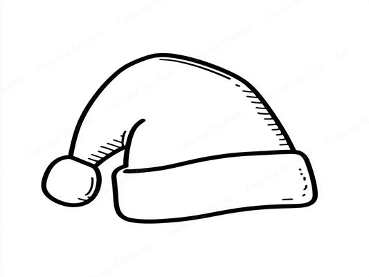 Santa Hat Vector Graphic preview