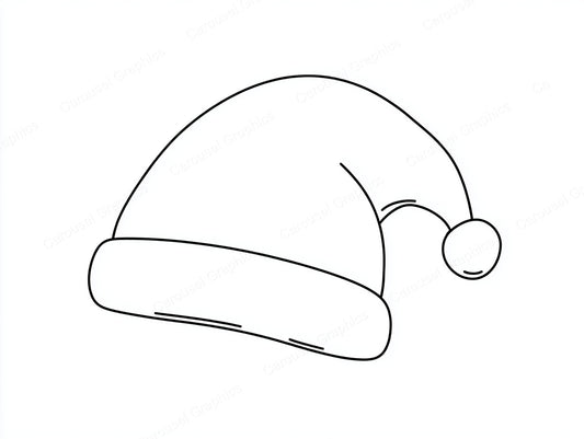 Santa Hat Vector Graphic preview