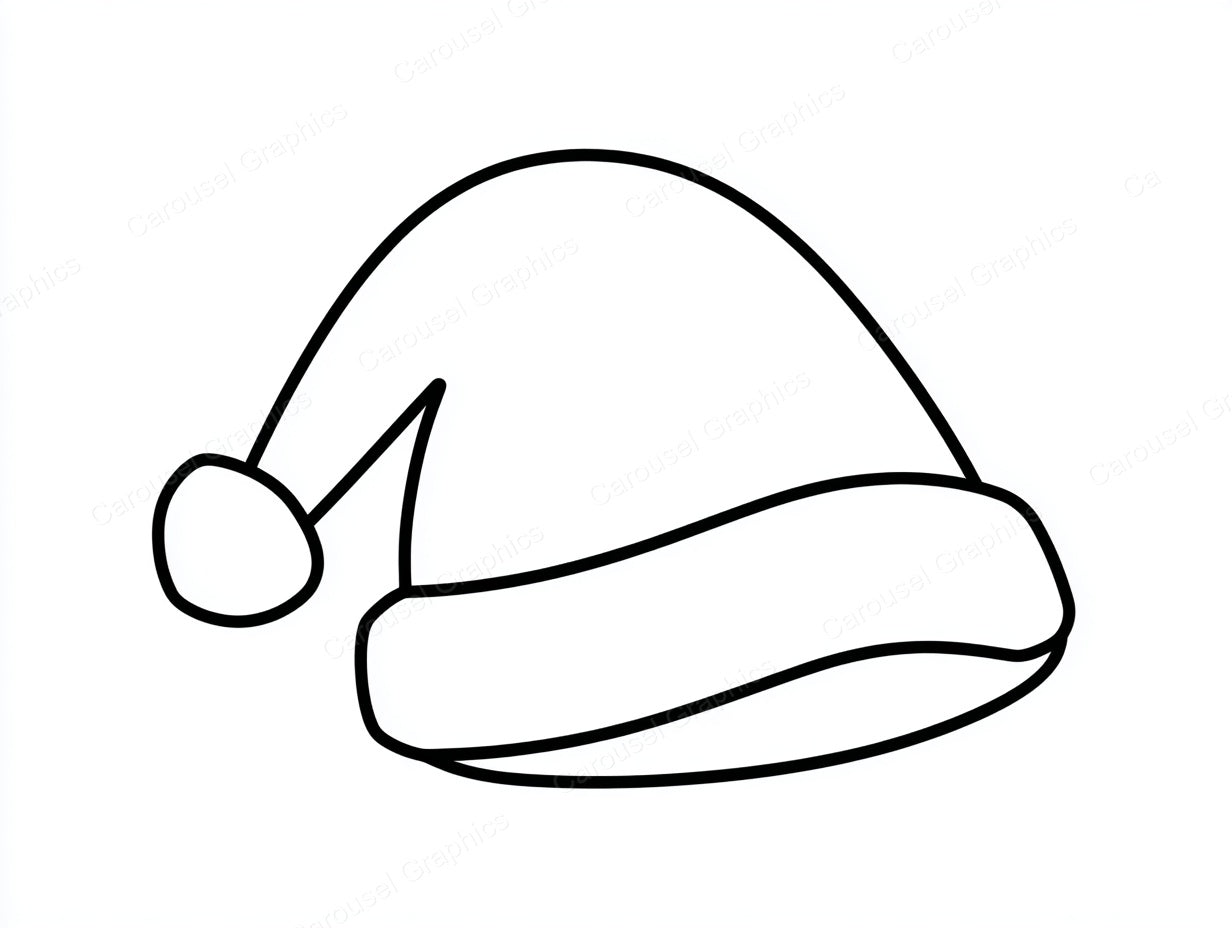 Santa Hat Vector Graphic preview