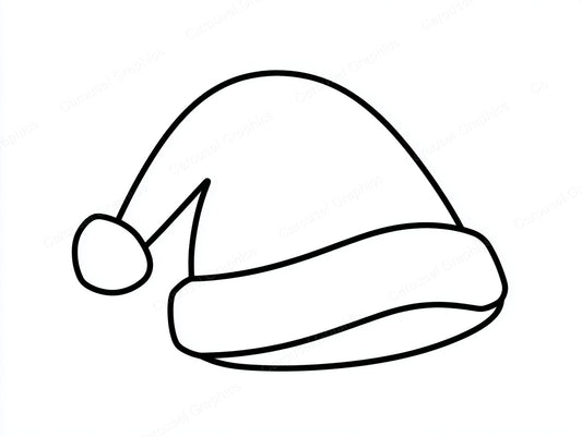 Santa Hat Vector Graphic preview