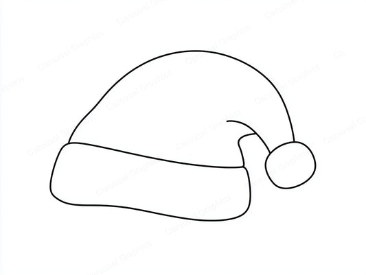 Santa Hat Vector Graphic preview