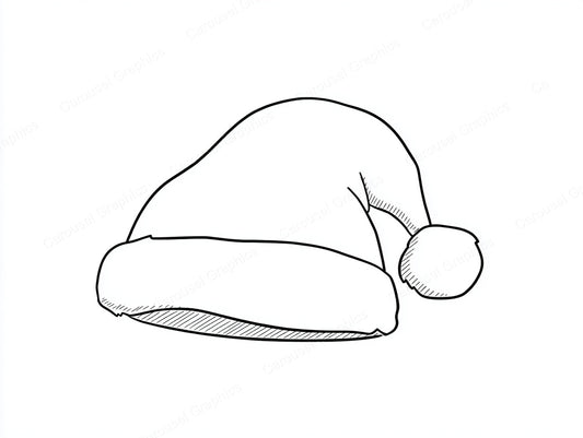 Santa Hat Vector Graphic preview