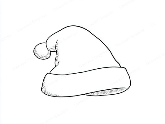 Santa Hat Vector Graphic preview
