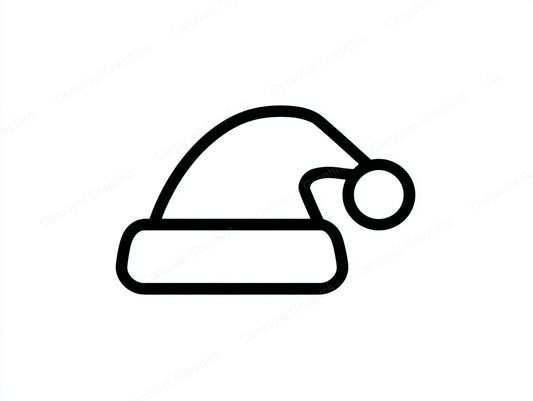 Santa Hat Vector Graphic preview