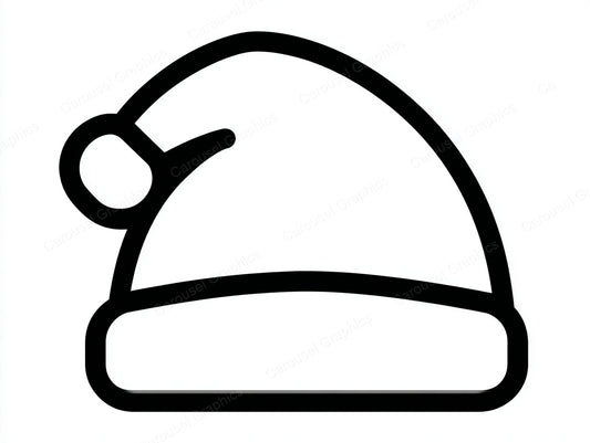 Santa Hat Vector Graphic preview