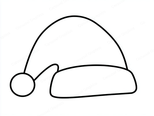 Santa Hat Vector Graphic preview
