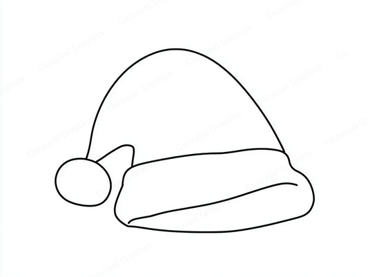 Santa Hat Vector Graphic preview