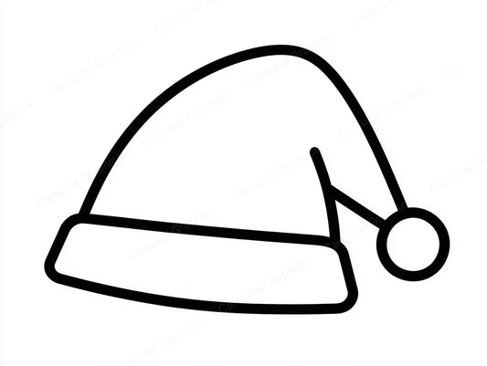 Santa Hat Vector Graphic preview