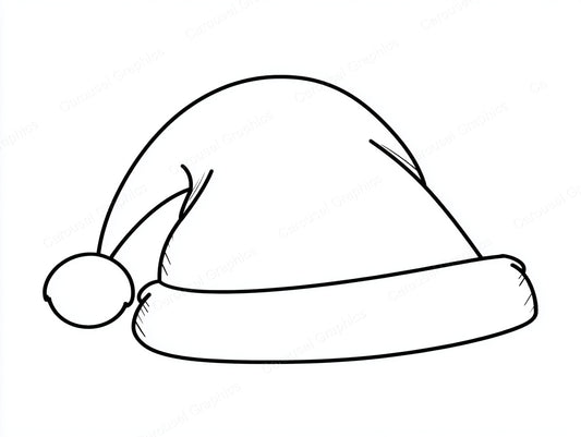 Santa Hat Vector Graphic preview