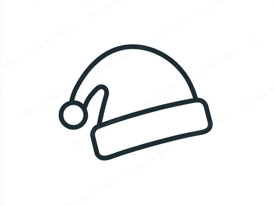 Santa Hat Vector Graphic preview