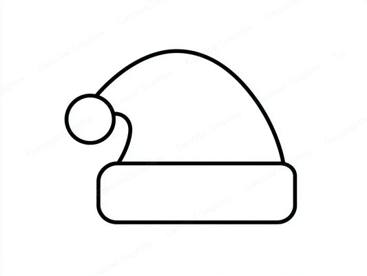 Santa Hat Vector Graphic preview