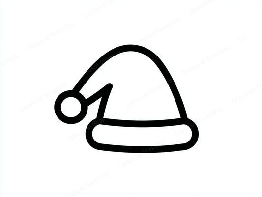 Santa Hat Vector Graphic preview