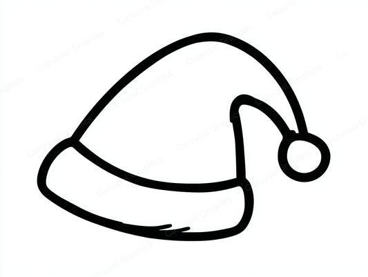 Santa Hat Vector Graphic preview