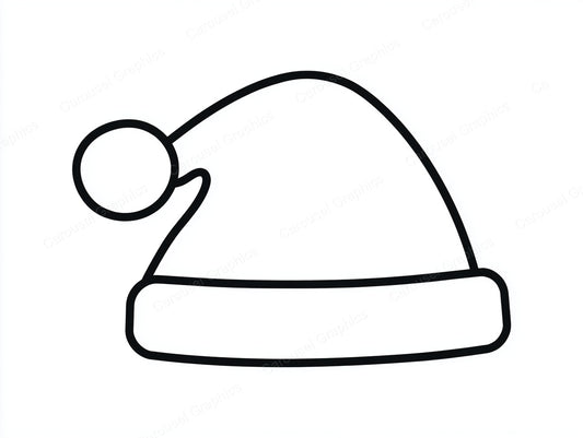 Santa Hat Vector Graphic preview